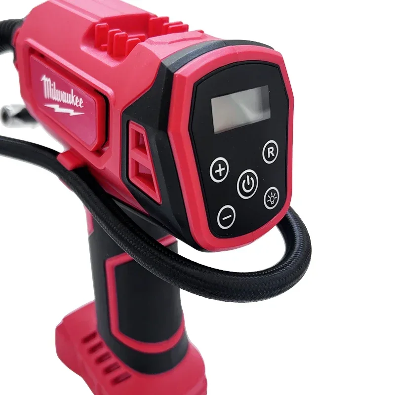 ميلووكي مضخة هواء كهربائية 18 فولت بطارية لاسلكية لإطارات السيارة منفاخ تلقائي ضاغط هواء محمول أدوات كهربائية