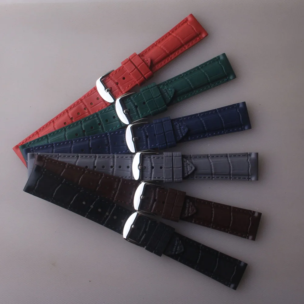 Watchband bamboo pattern grain strap suitable for Omega rolex tudor watches accessories 20mm 21mm 22mm quick release replacement