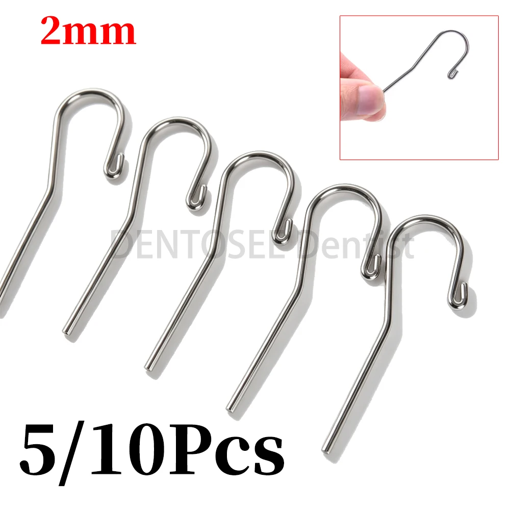 5/10Pcs/pack replacement lip hook for dental apex locator measuring wire Accessories