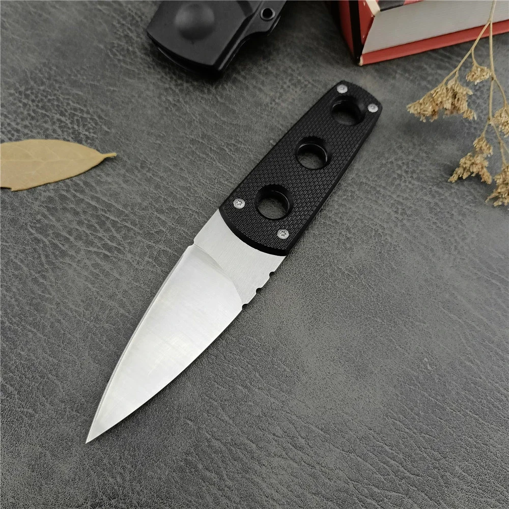 Mini 440C Fixed Blade ABS Handles Tactical Knife Hunting Tools Self Defense Portable Camping EDC Survival Knives