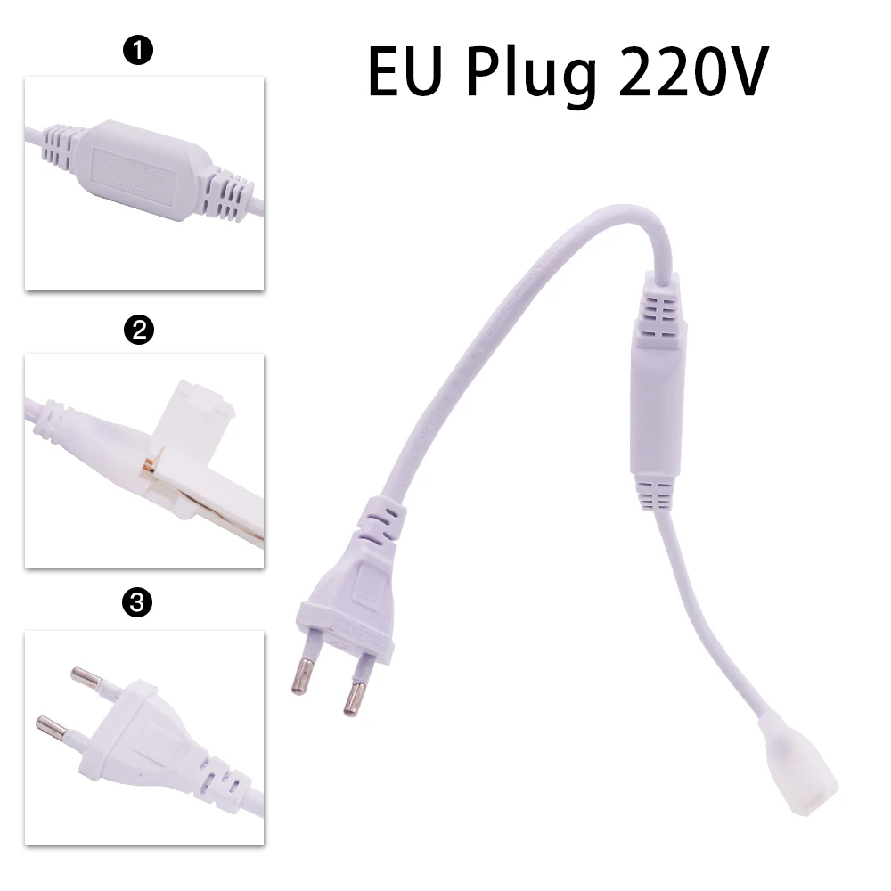 Wtyczka zasilania UE z napędem wyłącznik ściemniacza dla AC 220V 288LEDs/m 360LEDs/m bez drutu 13x7MM COB paski Adapter do zasilacza światła