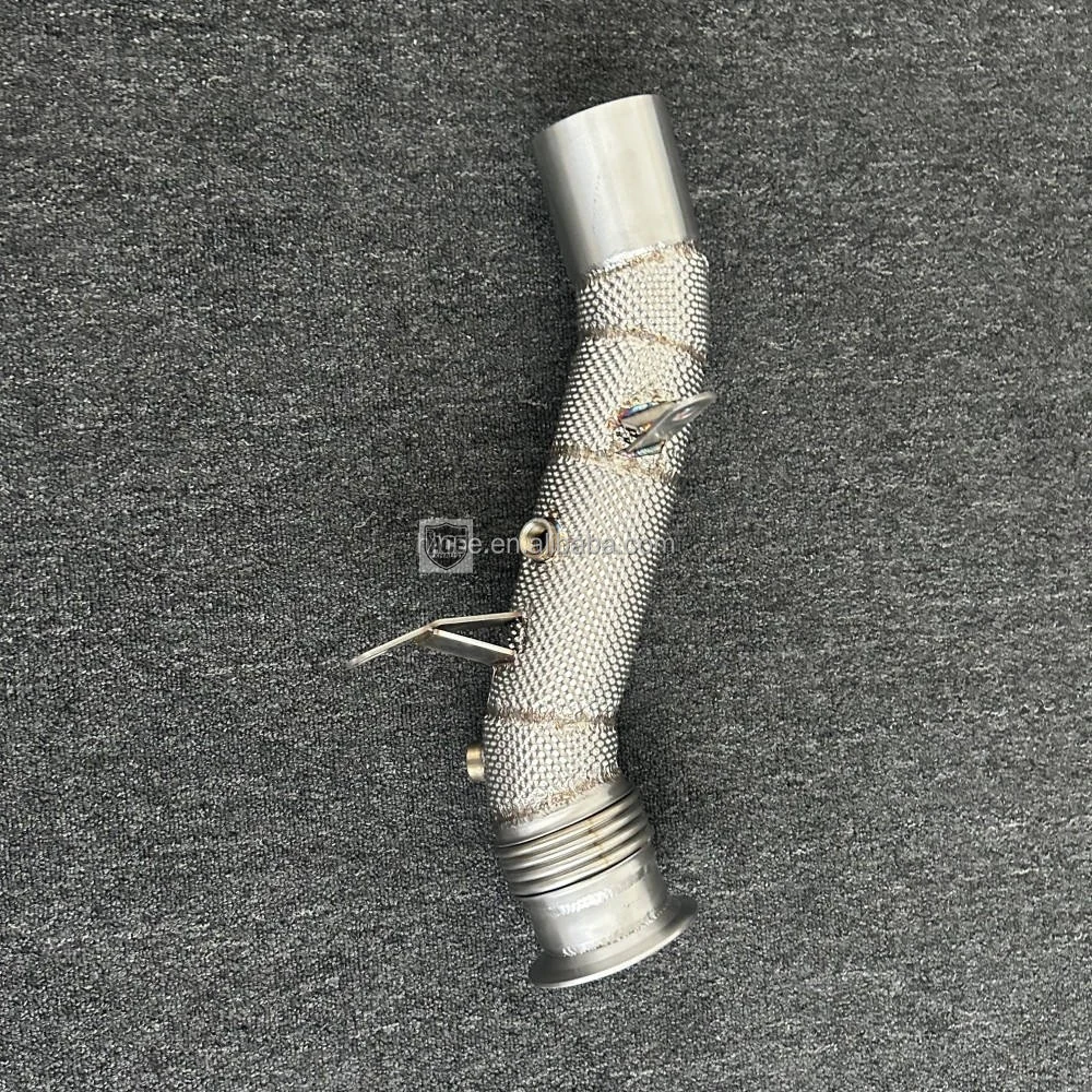 Auspuff-Downpipe für BMW 535i N55 3.0T 2011-2016 304 Edelstahl Performance Racing Hochleistungs-Turbolader-Rohr-Kit-Teil – Detail 8