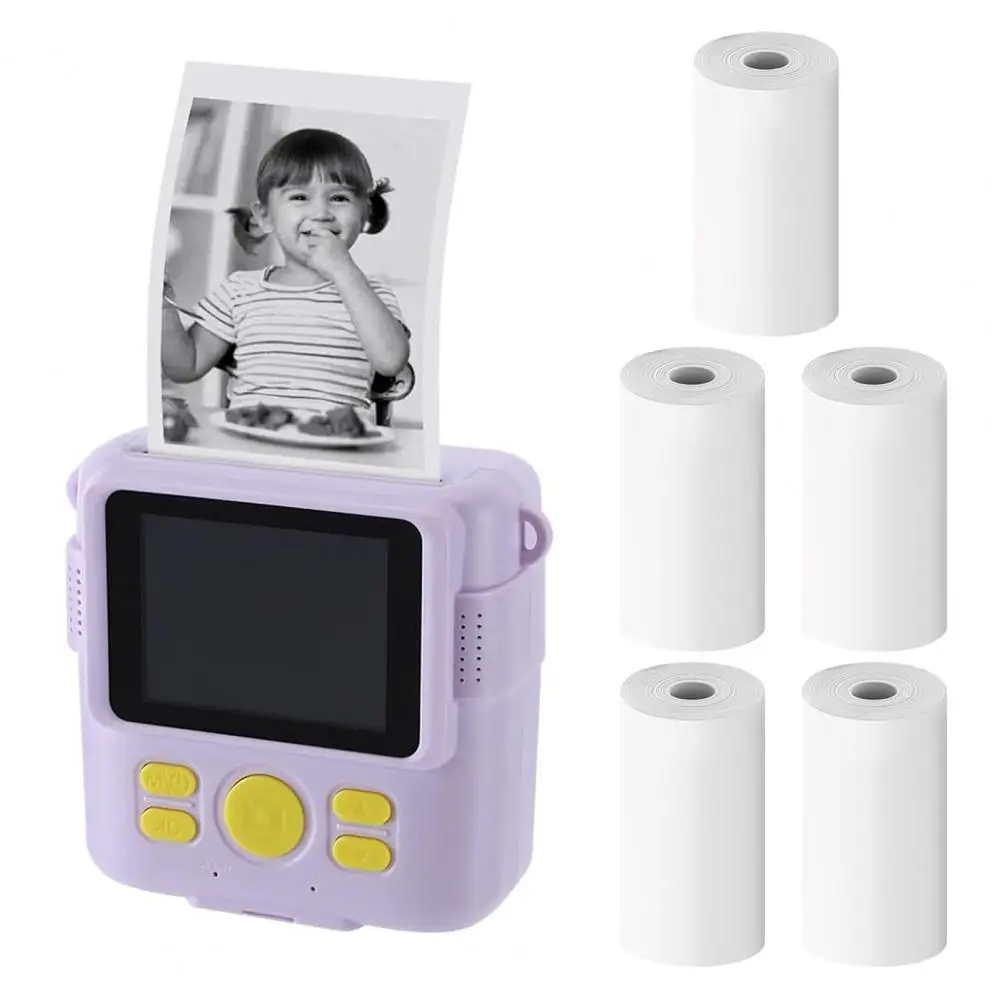 Instant Camera Refill Printing Paper 5/10pcs Kids Instant Camera Print Refill Paper Eco-friendly Thermal Photo Printer Rolls