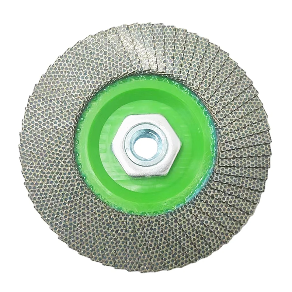 

115mm Diamond Electroplated Grinding Wheel for Metal Diamond Flap Disc for Ceramic Flap Grinding Disc for Marble