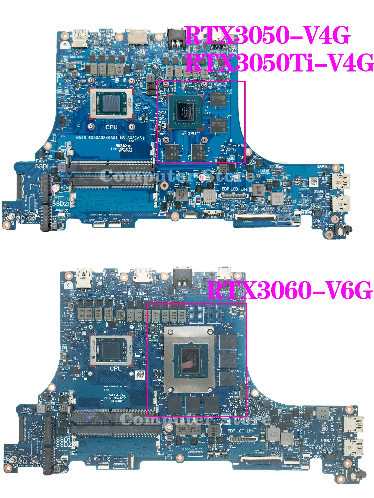 Mainboard UNTUK ASUS G513 G533 G513QE G513QR G513QM G513IH G513QC G513IC PX513QC Motherboard G513Q G513I Laptop Motherboard R7 R9