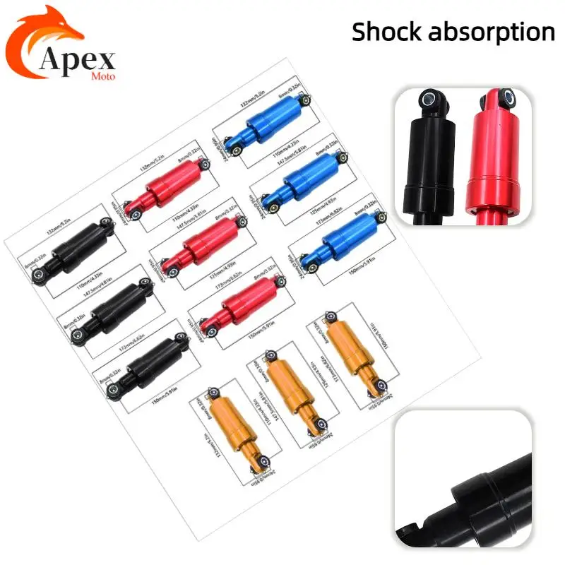 

Kugoo M4 Электрический скутер Велосипед Карманный электрический велосипед Запчасти 110 мм 125 мм 150 мм Задняя подвеска Амортизатор