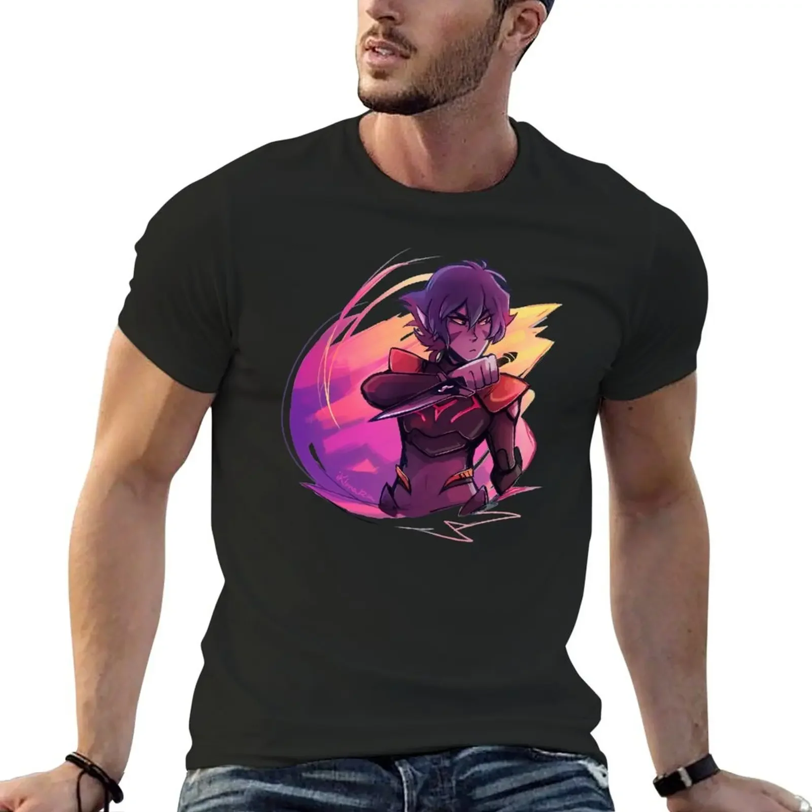 

She studied the blade T-Shirt hippie clothes baggy shirts mens designer t shirt