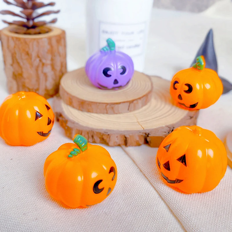 5pcs Halloween Small Pumpkin Desktop Ornaments DIY Children's Toys A Variety Of Children's Gifts