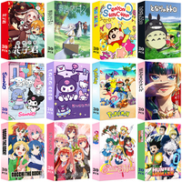LOMO Cards Anime Sailor Moon Melody Crayon Shin-chan Yugi Amane Post Card Photocards Hobby Game Collection Card Children Gifts