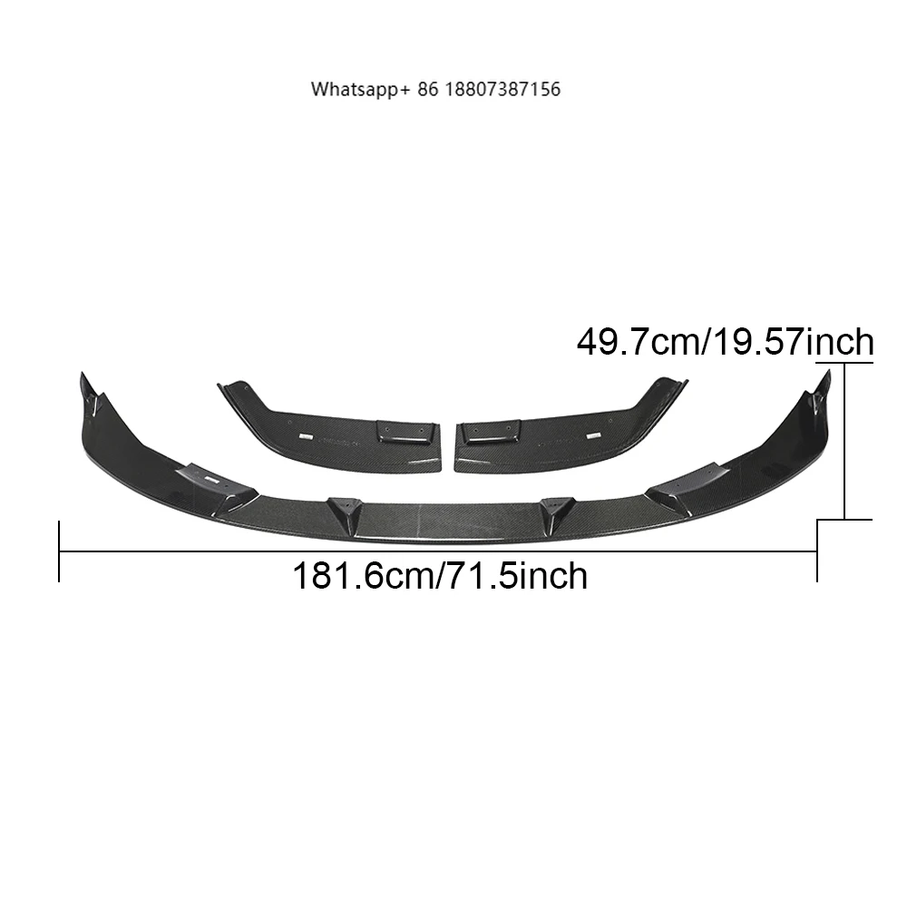 

Carbon Fiber Front Bumper Lip forBMW G80 M3 G82 G83 M4 2021 2022