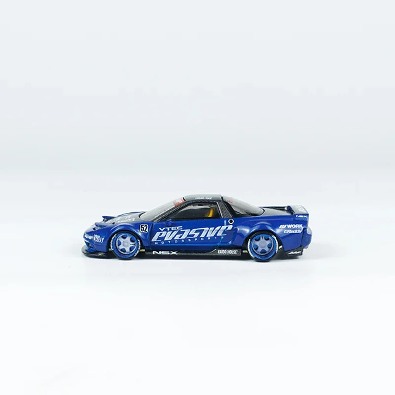 Kaido House + MINIGT 모델 자동차, NSX Evasive V2 합금 다이캐스트 차량, # KHMG137, 메탈 블루, 1:64