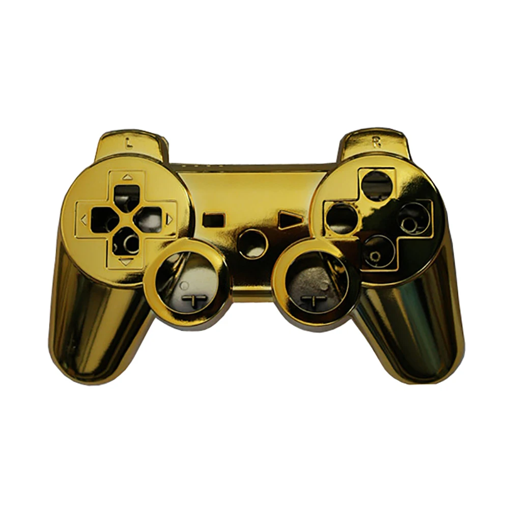 Ostent kit de controle completo com botões de revestimento, estojo para controle sony ps3 bluetooth