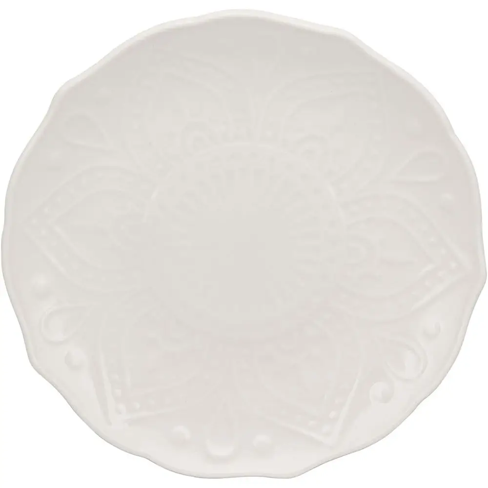 

Dahlia 6 White Bread & Butter Plate Set, 6-Piece