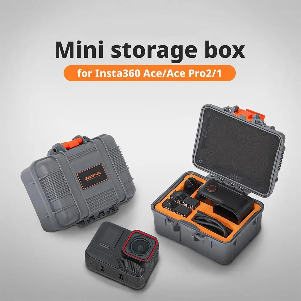 

Mini Waterproof Case For For Insta360 Ace Portable Hard Case Storage Protect Carrying Travel Bag For Insta360 Ace Accessories