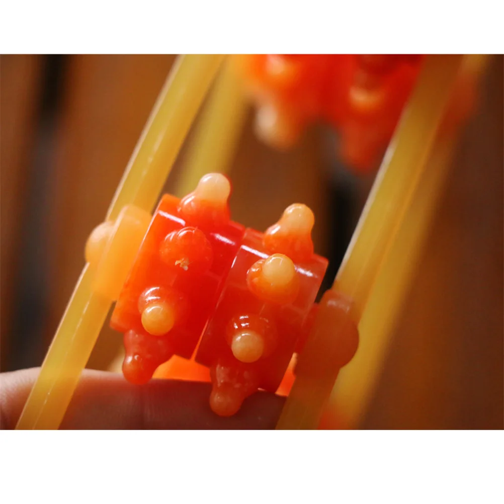 

Massage Roller Back Massager Stress Reliever Scroll Wheel Ball Tool for Neck Orange