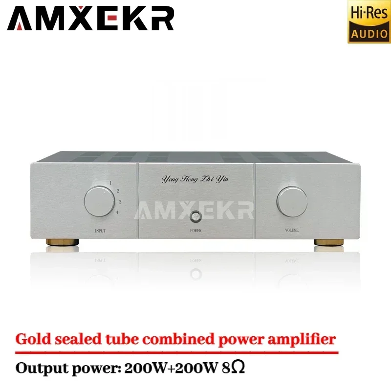 

AMXEKR Eternal Sound V8 New American ON Gold Sealed Tube MJ15024/MJ15025 Class A Combined HIFI Power Amplifier Class A Amplifier