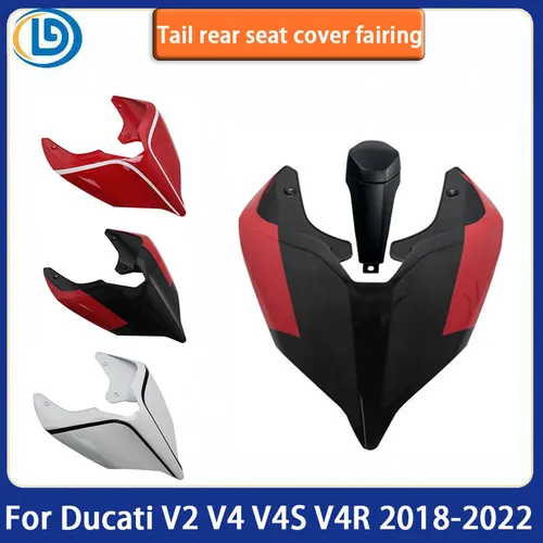 Ajuste para Ducati V2 V4 V4S V4R Streetfighter capó asiento trasero Solo cubierta trasera Panigale carenado trasero