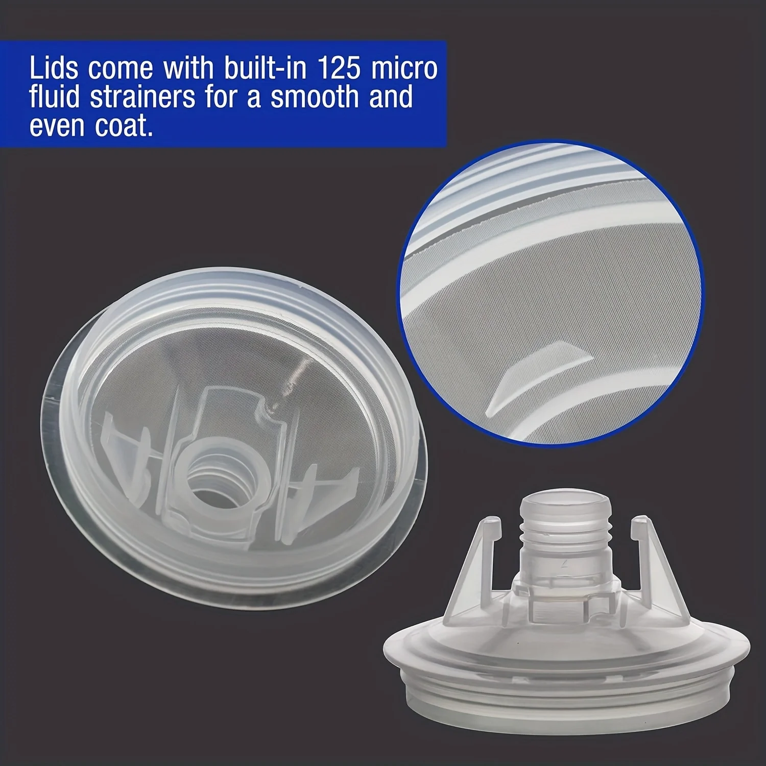 50PCS 180/400/600/800ML Disposable Paint Cup Spray Gun Cup Paint Mixing Tank Type H/O Spray Guns with Quick Release Mixing Tanks