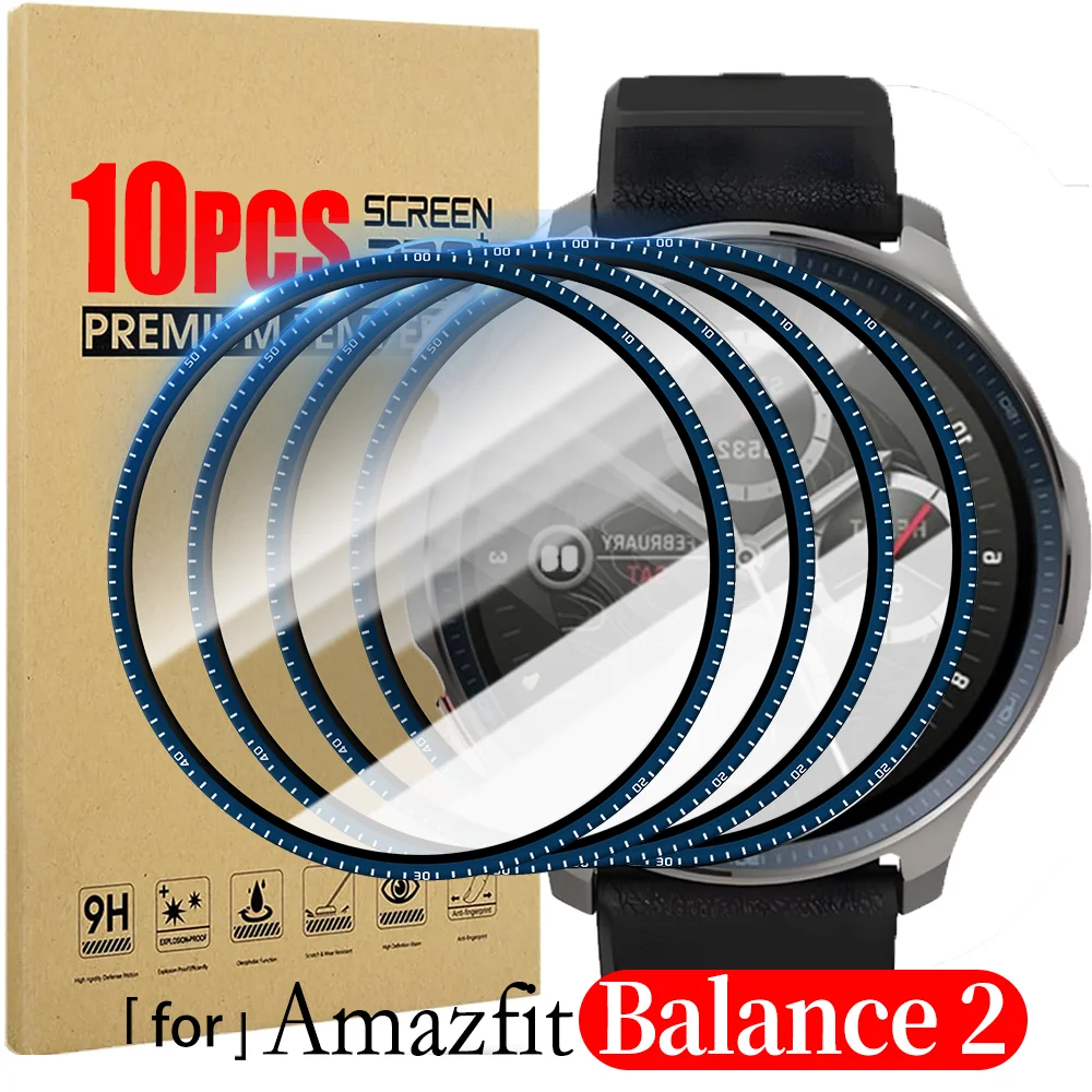 1-10PCS Screen Protector for Amazfit Balance 2 Ultra HD Protective Film Anti-scratch Protection Film Watch Accessories Not Glass