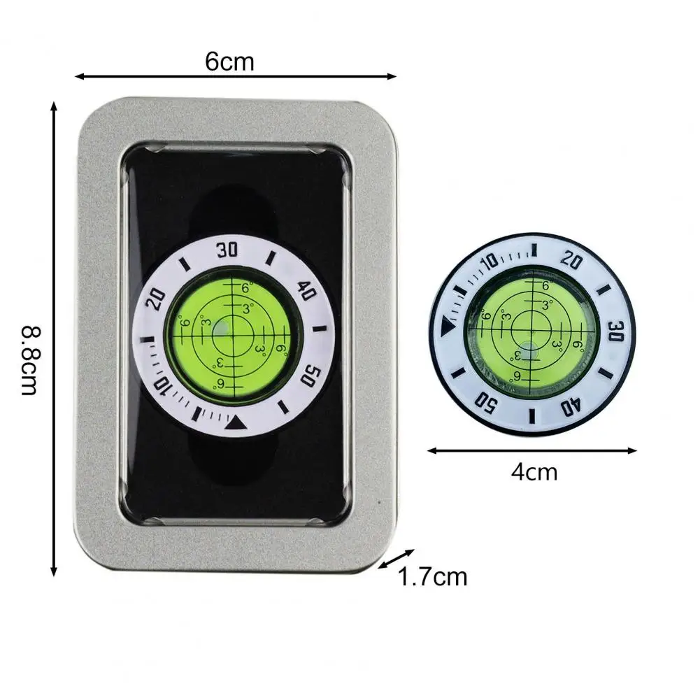 골프 퍼트 그린 리더 고정밀 레벨 보조, 버블 골프 퍼팅 훈련 그린 리더 도구, 볼 마커 리더 훈련 보조