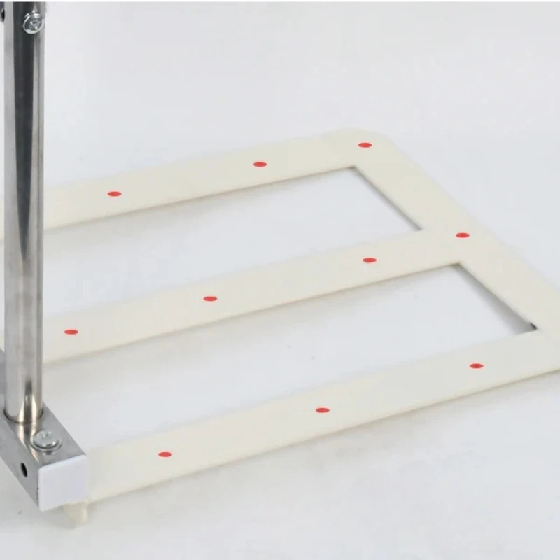 Adjustable Bedside Assist Handle, Anti-Fall Stainless Steel Bed Rail Riser for Elderly Seniors Homecare Safety Support Bar