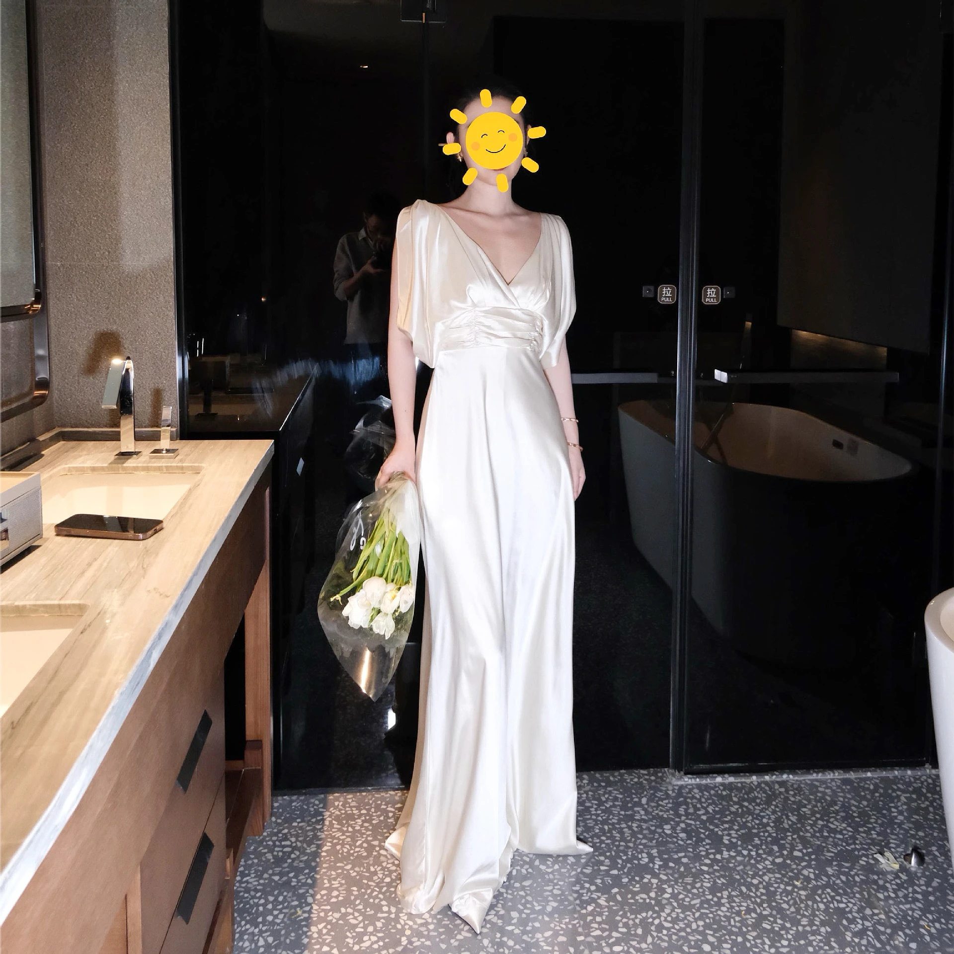 

Роскошное вечернее платье, сексуальное платье с открытой спиной и v-образным вырезом, с пышными рукавами, вечернее платье для ежегодного собрания, платья для выпускного вечера знаменитостей, длинное платье, новинка