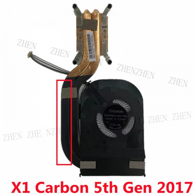 

Y CPU Fan Cool Radiator for Lenovo Thinkpad X1 Carbon 5th 6th Gen 00UR984 00UR204