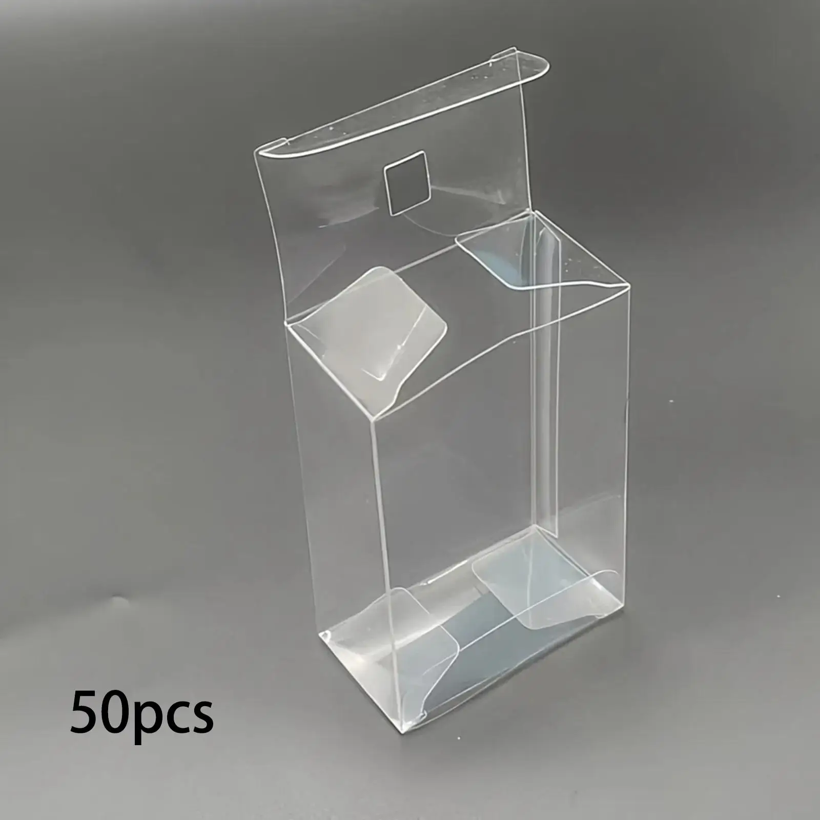 50 stuks 1/64 Model Auto Vitrine Duidelijke Opbergdoos Duurzaamheid Showcase Praktische Case voor Miniatuur Beeldjes