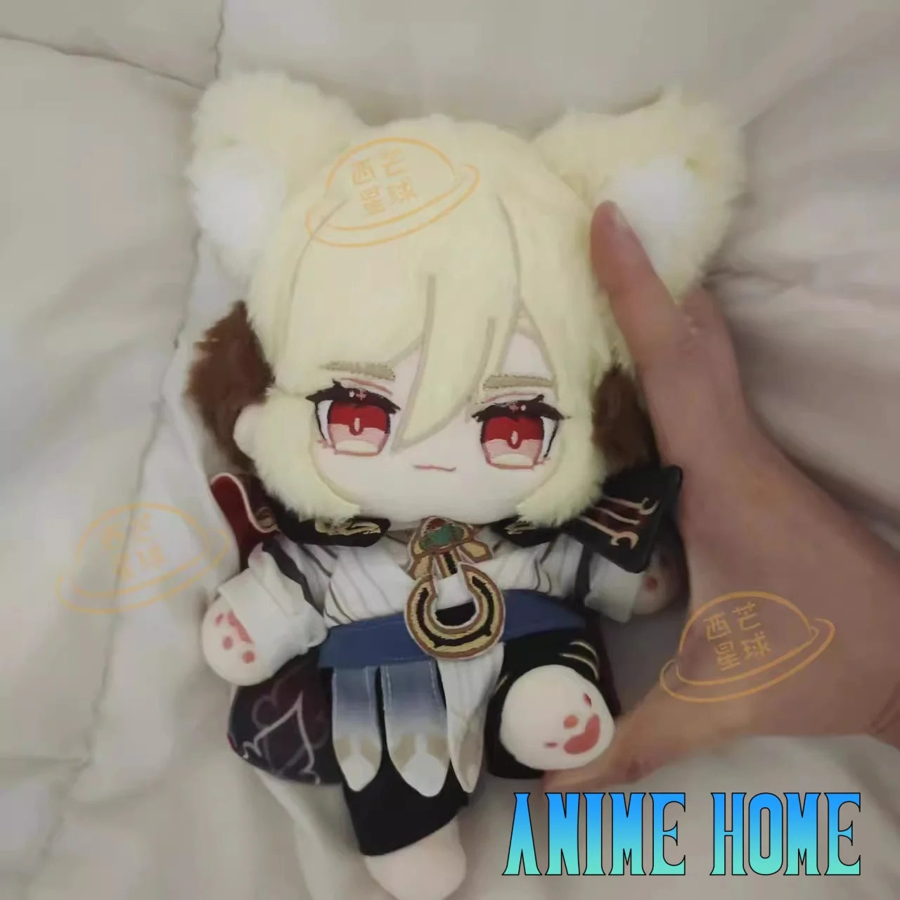 Plushie Genshin Impact Hutao Kaveh 20cm Doll Toy Body Clothes Costume Dress Up Game Cosplay Kids Gift Cute XM