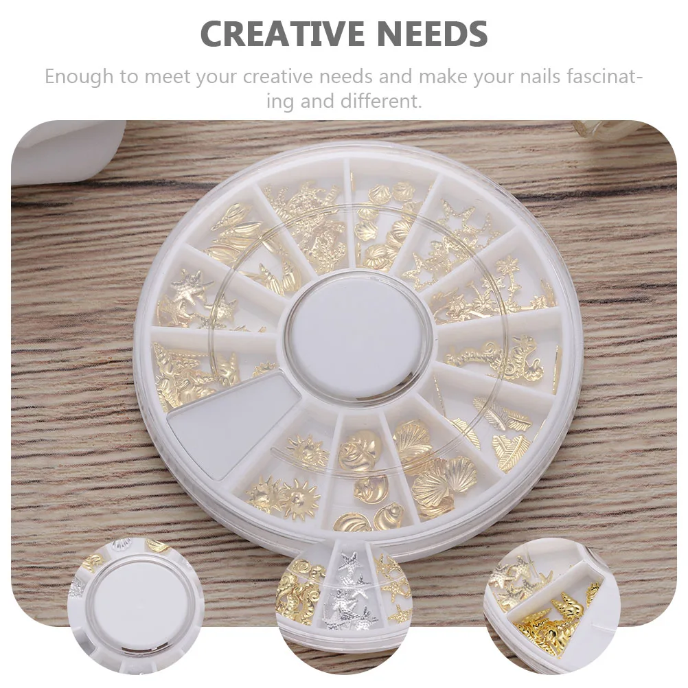

Art Stickers Alloy Studs Manicure Decorations Diy Art Patches Charms Jewelry Fashion Nail Decals Nail Ornament Manicure