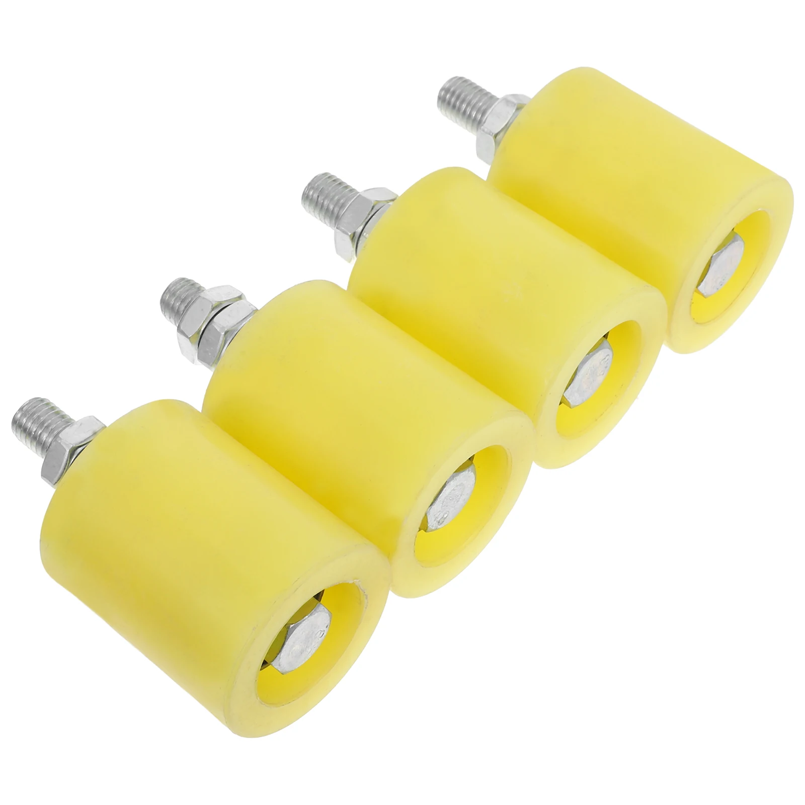 

4 Pcs Electric Door Pulley Gate Wheel Nylon Block for Sliding Roller Steel Blocks Guiding