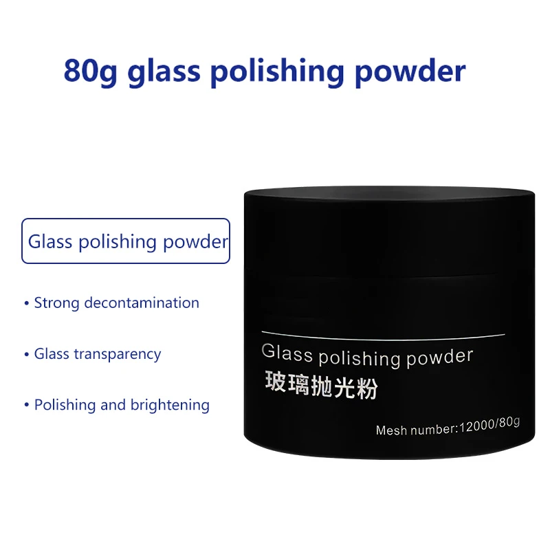 Car Window Polishing Mirrors Powder 80g Glass Polish Cerium Oxide Powder Glass Remove Composite Rare Repair Tool