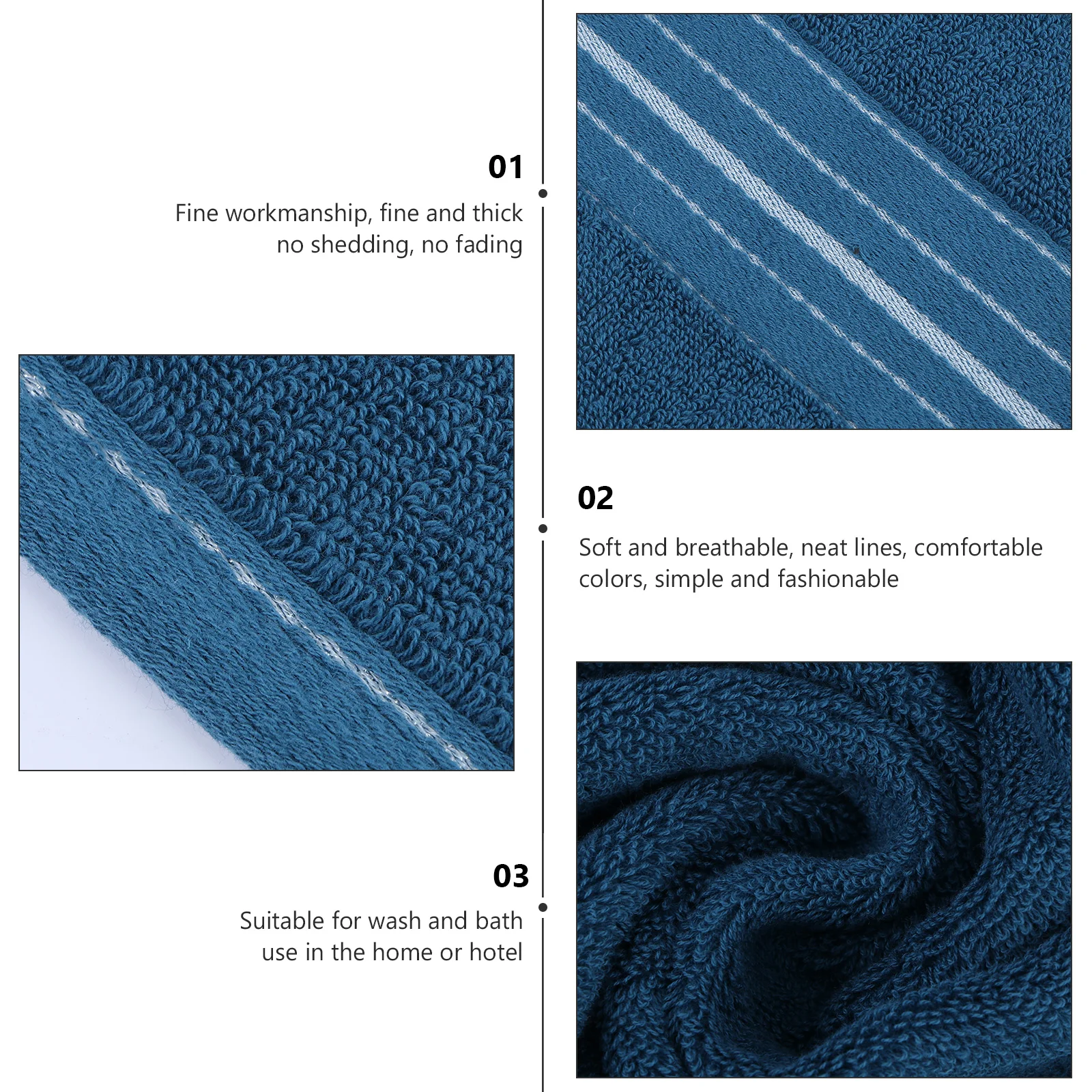 

Thickened Face Wash Towel Cotton Bath Cloths Adults Household Hand Wiping Soft Absorbent Quick Dry Small Towels