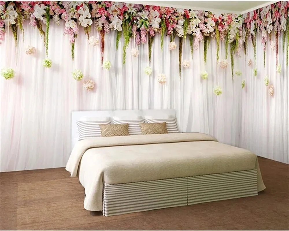 

Custom wallpaper 3D home decor romantic flowers photo wallpaper living room bedroom mural comfortable wedding place modern обои