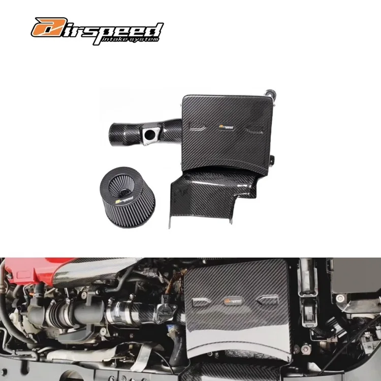 

High Performance Airspeed Intake System Dry Carbon Fiber Glossy Finish Induction System Kit Car Parts For Honda Accord 10th 1.5T