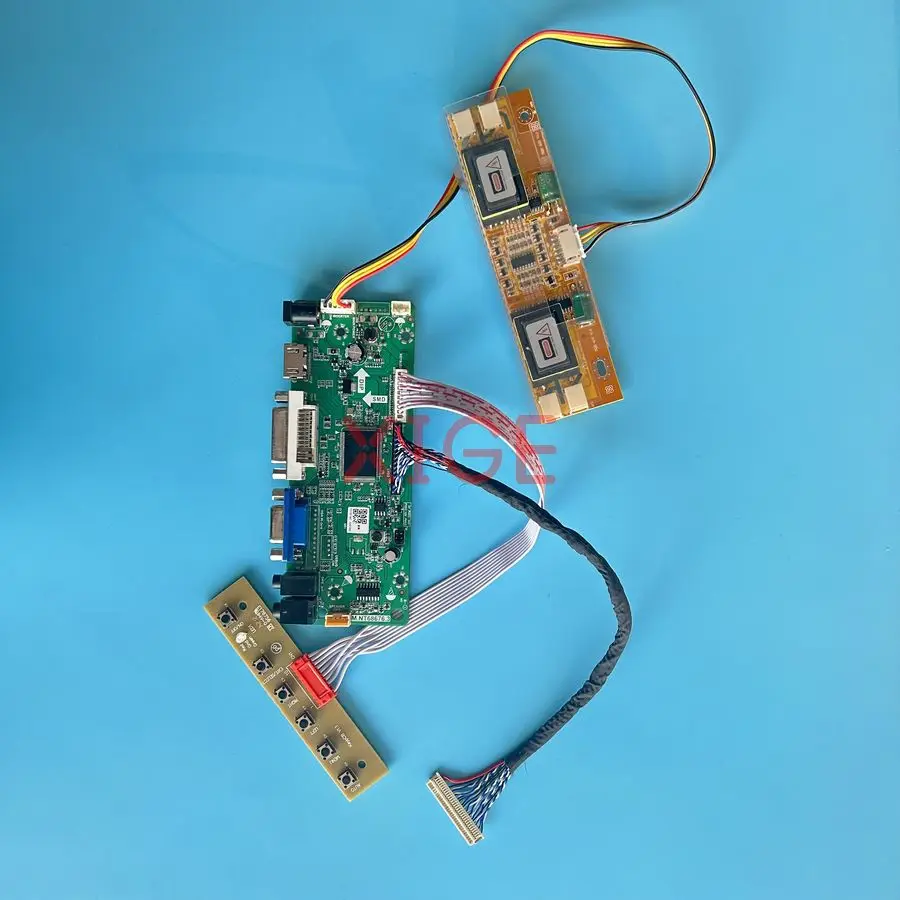 

Screen Drive Controller Board Fit LTM170EP01 LTM170EX LTM170EU LTM170EH VGA DVI HDMI 1280*1024 30 Pins LVDS 4-CCFL 1280x1024 Kit