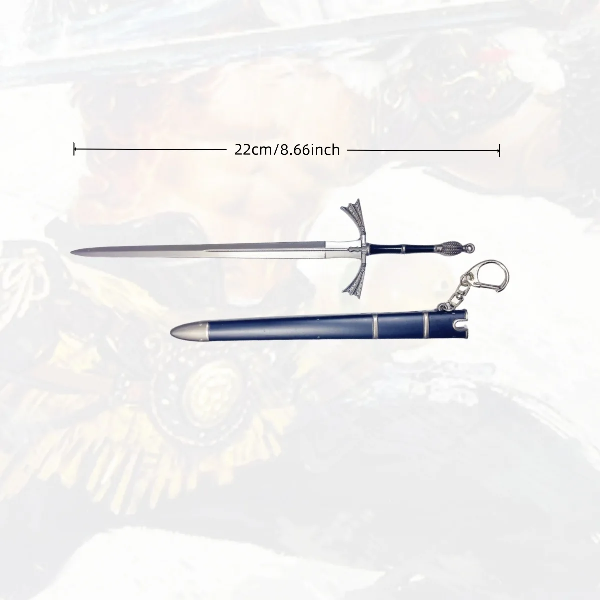 8,6 zoll Game of Thrones Metall Katana Schwert Ninja Messer Japanischen Katana Säbel Original Samurai Säbel Cosplay Zubehör Prop Spielzeug