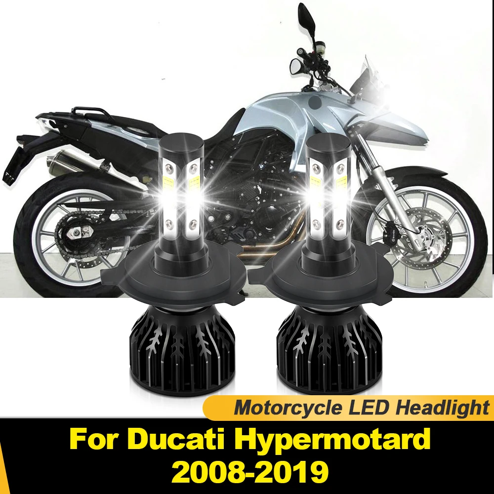 

LED Headlight Bulb 20000LM Canbus No Error Motorcycle Headlamp 12V For Ducati Hypermotard 2008-2014 2015 2016 2017 2018 2019