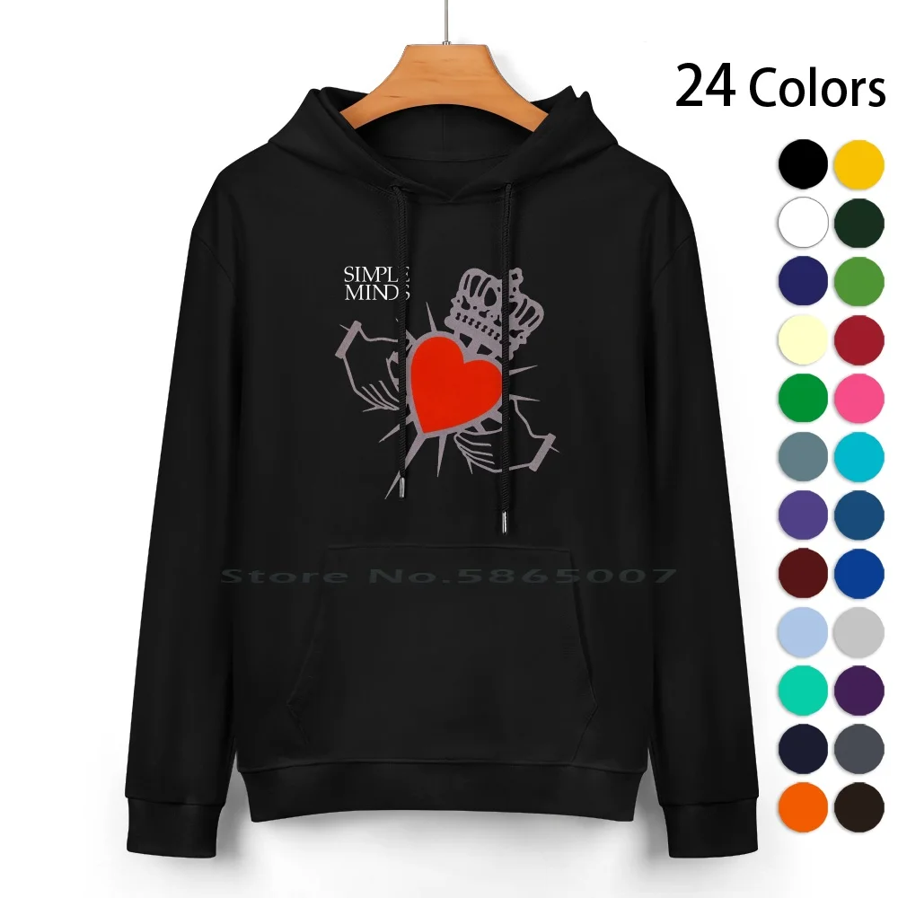 Simple Minds Pure Cotton Hoodie Sweater 24 Colors Simple Minds Band Cool Original Unique Stylish Scotland Jim Kerr The