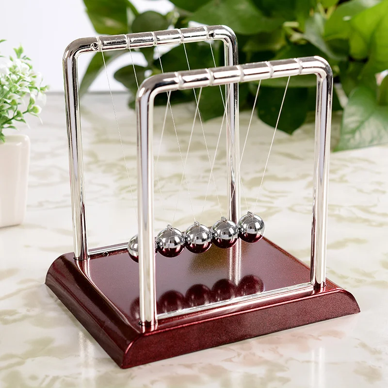 Newton Pendulum Cradle Balance Steel Balls Fun Toy School Teaching Supplies Physics Science Desk Gifts Home Decoration Gift