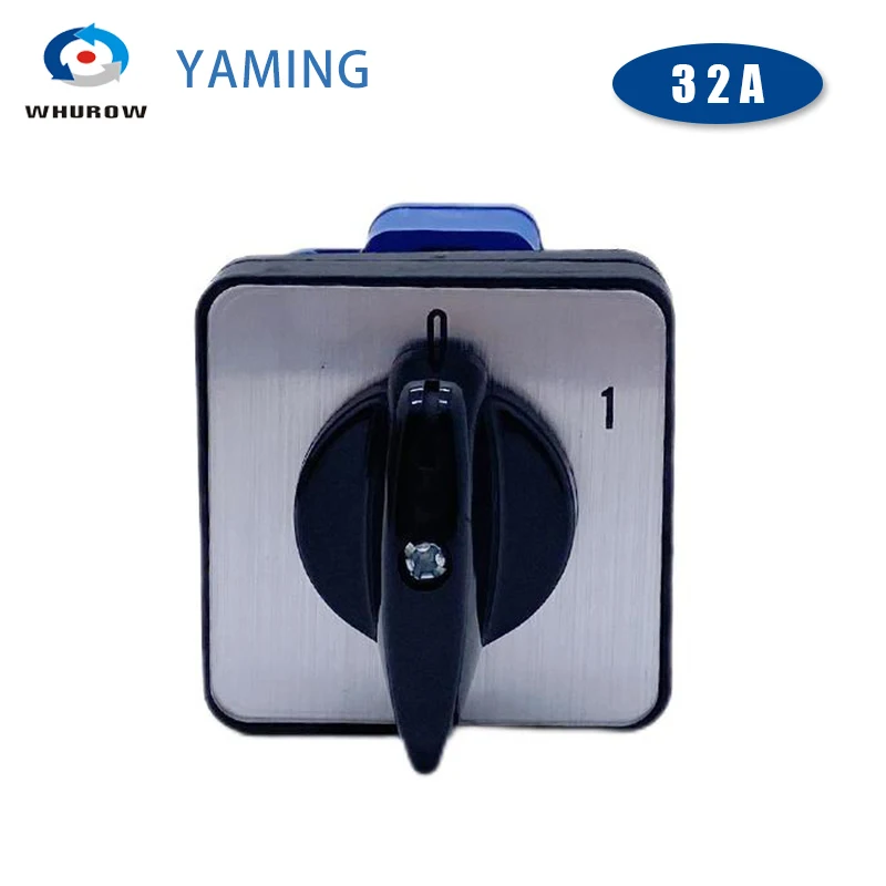 LW26-32F C02/1 السلطة قطع المحرك آلة أداة 32A الفضة الاتصال العالمي تحويل الروتاري كام التبديل