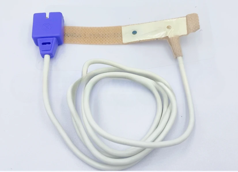 Gran oferta de sensor spo2 neonatal desechable médico de 9 pines compatible con nellcor