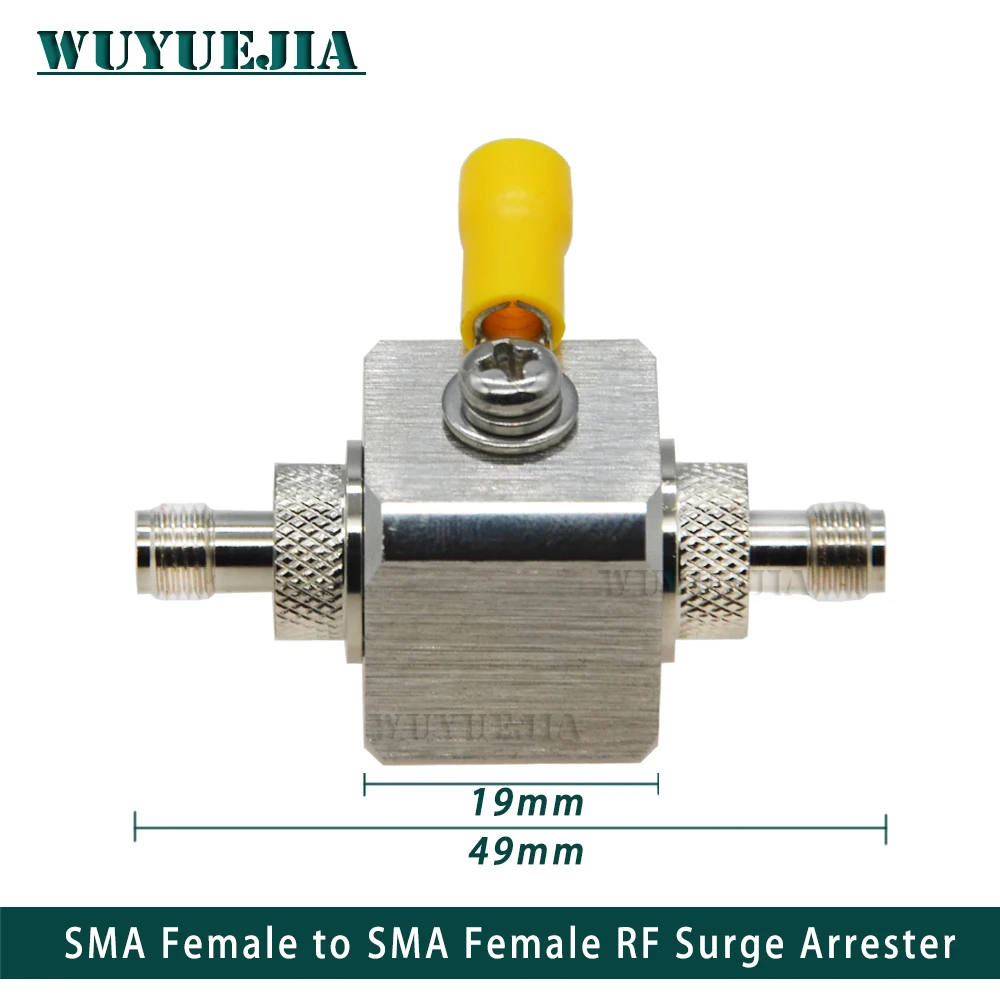 SMA Female to SMA Female RF Coax lightning Arrester Surge Protector Signal Booster GSM 3G 4G LTE Wireless LAN WiFi Antenna 50ohm