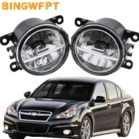 Conjunto de luz antiniebla para coche, lámpara LED DRL H11 de circulación diurna de 12V para Subaru Legacy 2013, 2014, 2015, 2016, 2017, 2018, 2 piezas