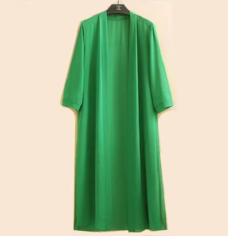 Богемный пляжный солнцезащитный шифоновый кардиган, кимоно, женская блузка Blusas Mujer De Moda, корейская модная шифоновая рубашка, топы больших размеров