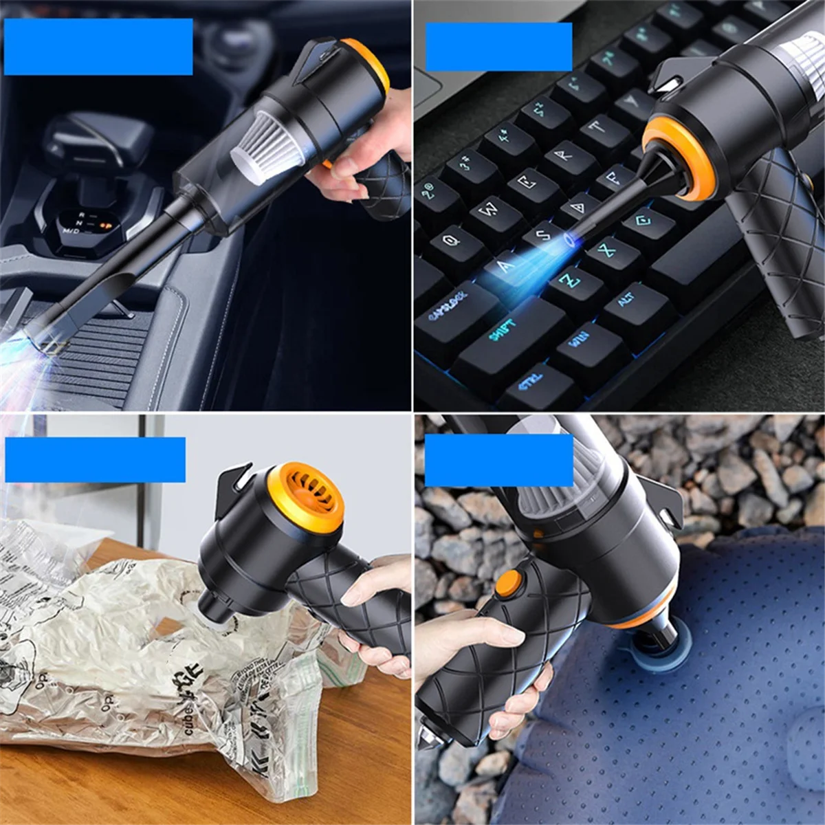 A78E-6-in-1 掃除機コードレス車用掃除機コードレスハンドヘルド車ポータブルハイパワー掃除機