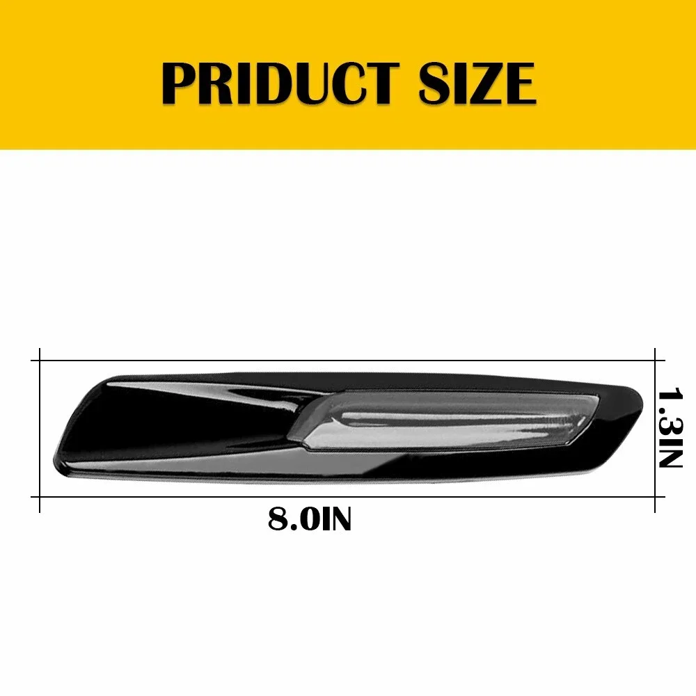 Picture 4: 2x LED Sequential Fender Side Marker Flowing Turn Signal Light For BMW 1 3 5 Series E81 E81 E82 E87 E88 E90 E91 E92 E93 E60 E61