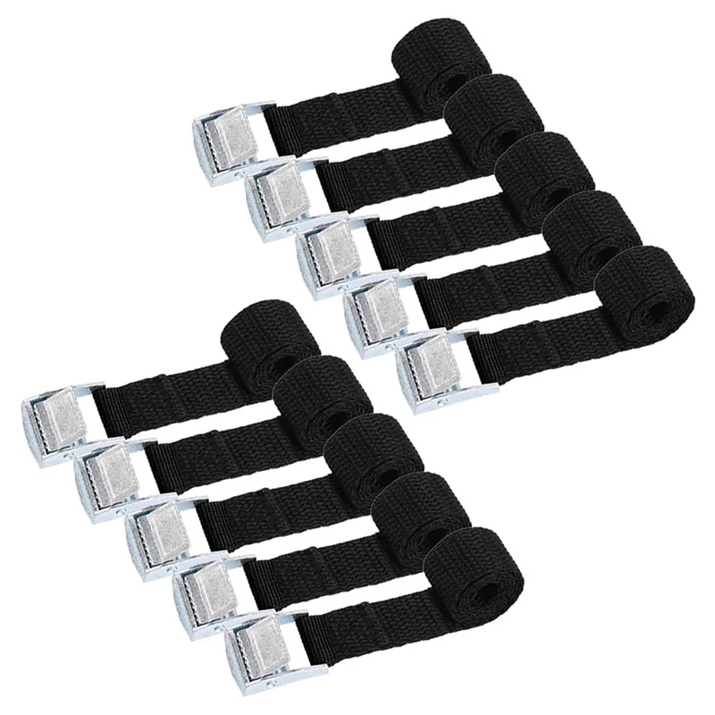 10pcs 2cm*40cm Zinc Alloy Pressure Buckle Cargo Strapping Logistics Cardboard Tensioner Fixed Belt Cardboard Straps