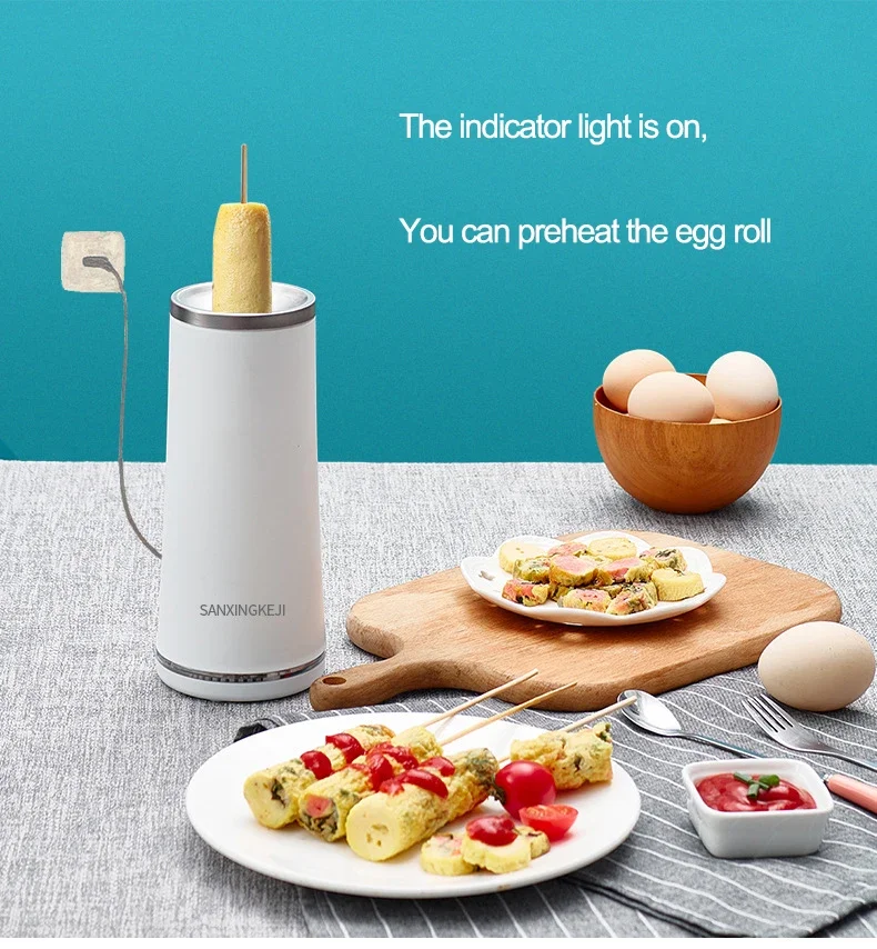 غلاية بيض كهربائية متعددة الوظائف ، آلة صنع لفائف البيض من العجة ، غلاية بخار منزلية ، طباخ للإفطار ، أداة طبخ ،