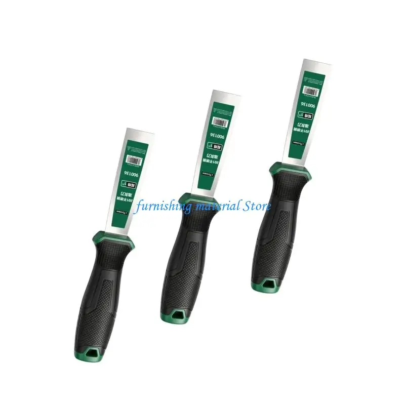 Y5GD 3Pcs Scrapers Putty Blade Scraping Tool Scrapers Blade Set With Antislip Grip